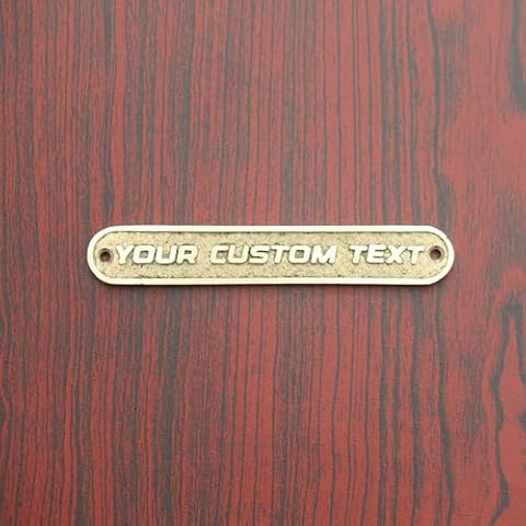 Customized Brass Door Sign Plaques| Traditional| Easy DIY Installation Plaques| Best Home Decor Plaques| Plaques for Gents, Ladies, Office, Laundry, Restroom, Push, Pull Cover