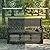 Vixzen 80 Gallon Outdoor Storage Bench Deck Box, Lockable All-Weather Resin Seating Outside Benches, Waterproof Furniture Garden Patio Porch Cushion Pool Tool Black