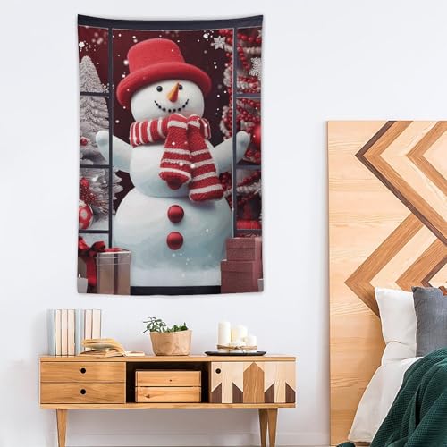 Tapiz decorativo para pared que transforma espacios fríos en estancias navideñas 4