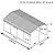 MUPATER Outdoor Carport, 12' x 20' Heavy Duty Canopy for Garage,Car Garage Shelter with Galvanized Metal Roof and Frame for Car, and Boat, Grey