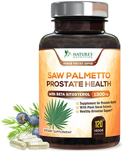 Prostate Supplements for Men 1300 mg - Extra Strength Saw Palmetto Extract Complex