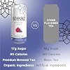 Steaz - Organic Green Tea - Blueberry Pomegranate (12 Pack) - Antioxidant Brew - 65mg Natural Caffeine, 90 Calories, Vitamin C - Cane Sugar Sweetened Iced Tea - Vegan - 12 Cans, 16 fl oz (473mL)