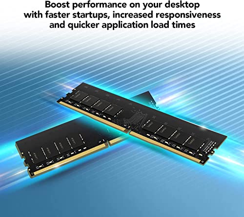Image of Lexar 16GB DRAM, DDR4 3200 MHz UDIMM Desktop Memory for Everyday Users, Performance Upgrade (LD4AU016G-B3200GSST) Black