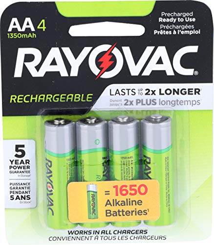 Rayovac, Batteries Recharge AA, 4 Count