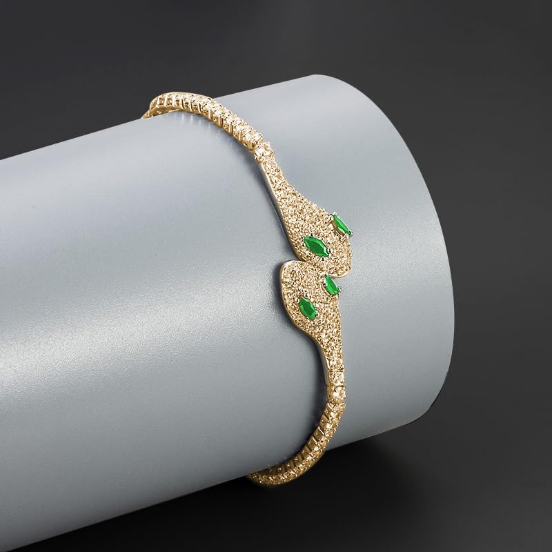Snake Bracelet for Women Snake Jewelry Rhinestones Hand Chain Bracelets for Women Adjustable Charm Bracelet Trendy Jewelry Accessories Gift4