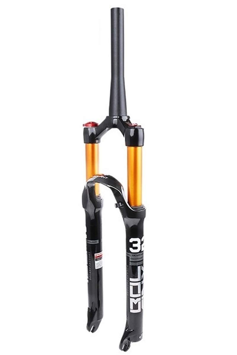 Forcella per Bici Lega di magnesio MTB Forcella per Bicicletta Sospensione pneumatica 26"/27.5inch/29er Freno a Disco per Mountain Bike HL/RL Viaggio 100mm QR per Accessori per Biciclette