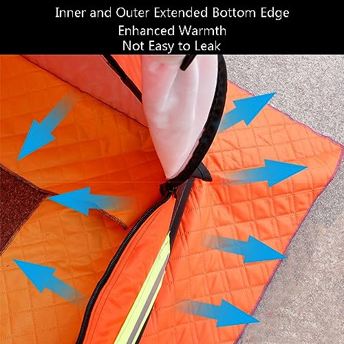 Carpa para camping invierno con aislamiento para 2-3 personas miniatura 3