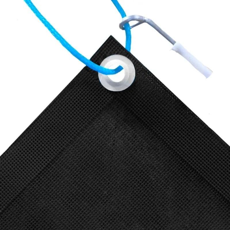 Tela Para Piscina Preta 4.5x2.5 Metros + Kit de Instalação