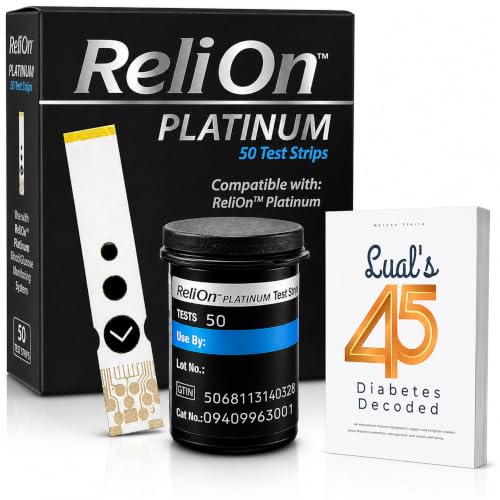 Platinum Test Strips 50 Count + Diabetes Decoded eBook Bundle (50 Count)