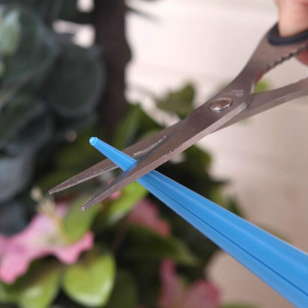 Operitacx Automatic Plant Watering Spikes 16Pcs Plastic Self Watering Drippers for Indoor Outdoor Garden Flower Pots Compatible with 1 Inch Bottle Neck Irrigation System