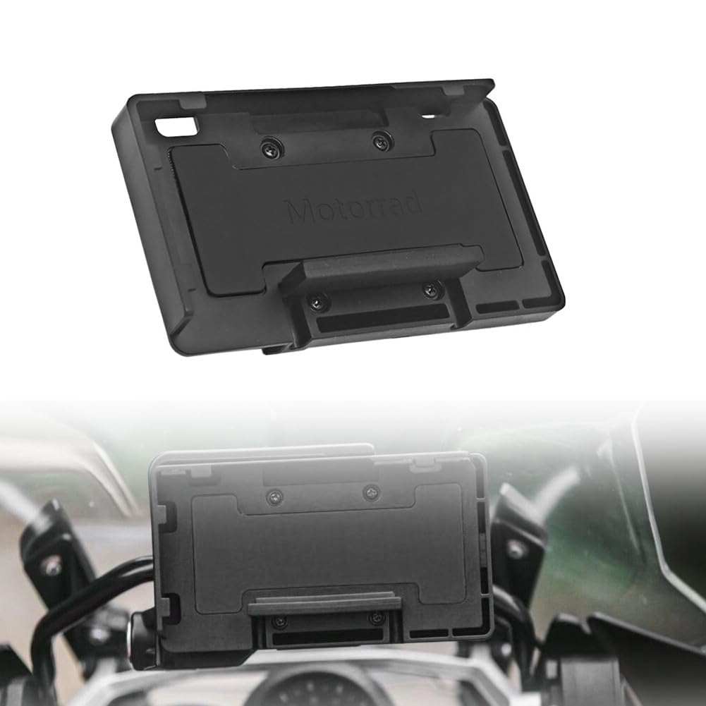 Yhenlovtt Supporto per telefono GPS di ricarica wireless, ricarica rapida da 15 W, ABS antiurto, per R1200GS R1250GS S1000XR F750GS F850GS F900R CRF1000L