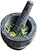 muuunann Zestaw moździerzowych i tłuczkowych, Guacamole Bowl Polished naturalny kamień marmurowy, szlifierki i kruszarka