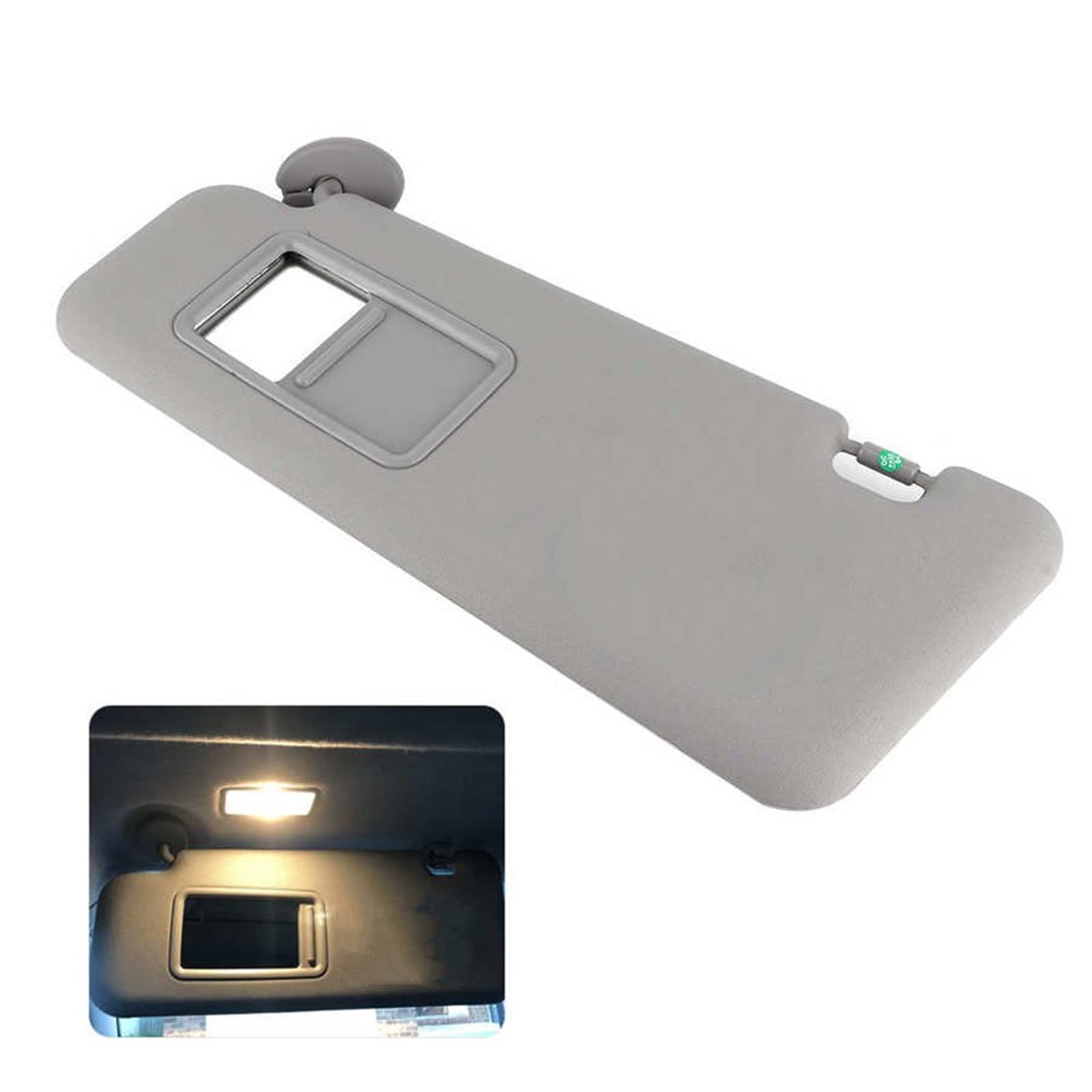 Parasole Sinistro Lato Guidatore per Toyota Highlander 2008-2013 con Luce 74320-48500-B0 Beige