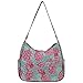 Ngil Quilted Cotton Hobo Shoulder Bag (Southern Summer Pineapple Navy)