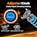 maXpeedingrods Coilover for Ford Focus ST 2013-2018, 24 Levels Damper Adjustable Coilovers Suspension Kit Strut, Height Adjustable Shock Absorber Struts, T6 Upgraded Lowering Kits Blue