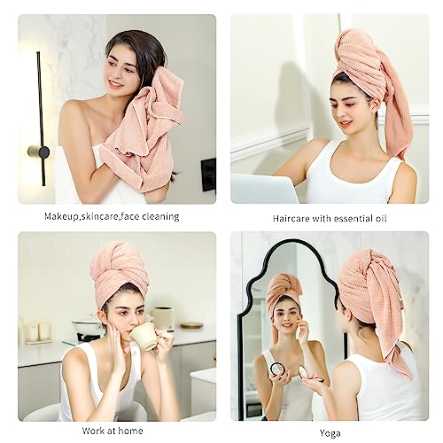 Laojbaba MJ-1-FS-2 Microfiber Hair Towel Quick Dry Hair Towel Hair Drying Towels Suitable thumb #5