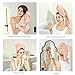Laojbaba Microfiber Hair Towel Quick Dry Hair Towel Hair Drying Towels Suitable for All Kinds of Hair Ultra Absorbent Long and Thick Hair 20X40inch Lotus Root Pink (1pcs)