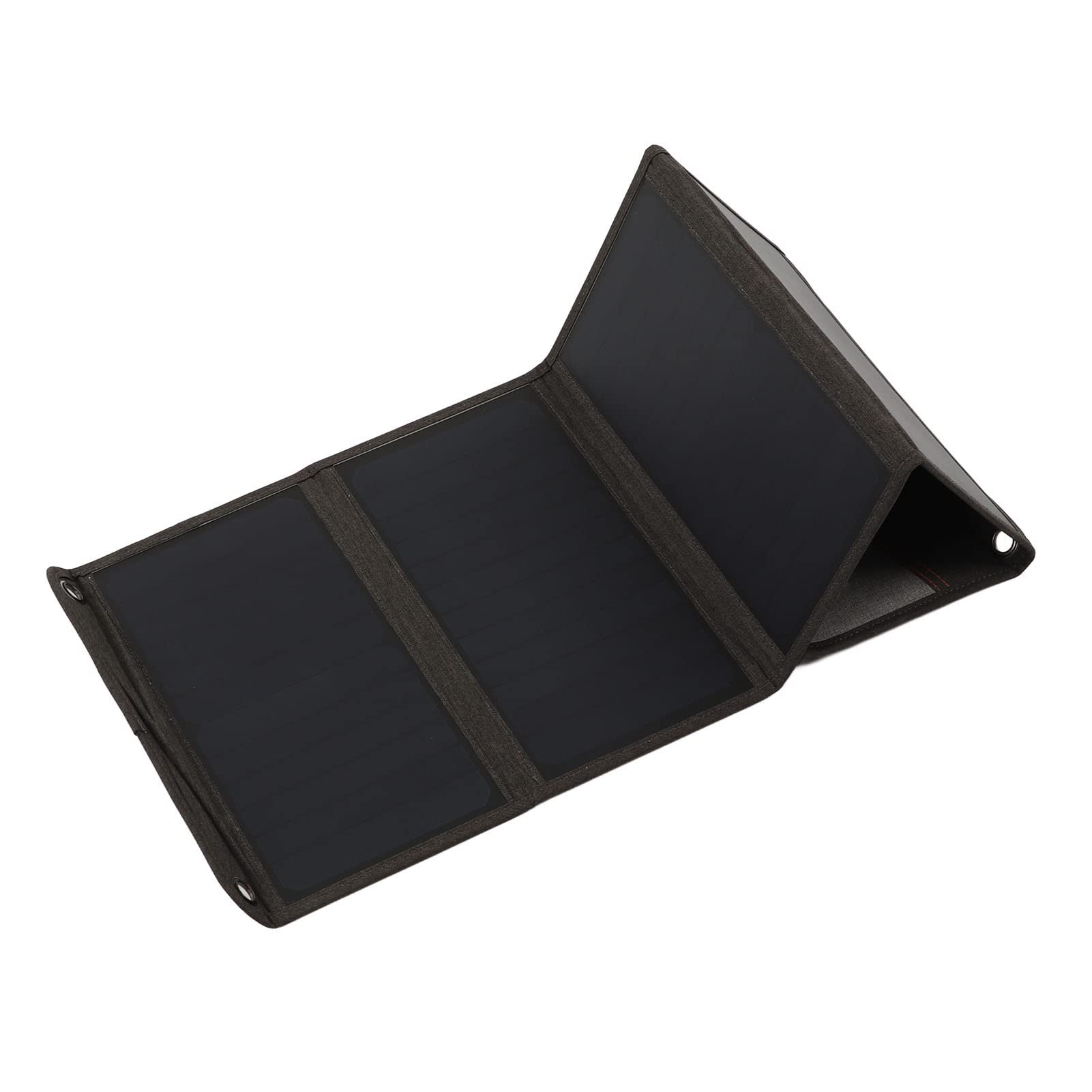 Cargador de panel solar plegable 28W Panel de carga solar ligero impermeable portátil con 2 puertos USB para acampar al aire Senderismo Poliéster PET PVC