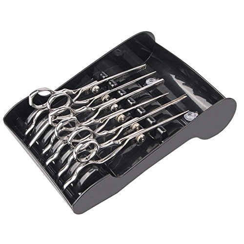 GardenHelper Professional Salon Scissors Holder Racks Barber Shop Shears Stand Organizer Storage Tray