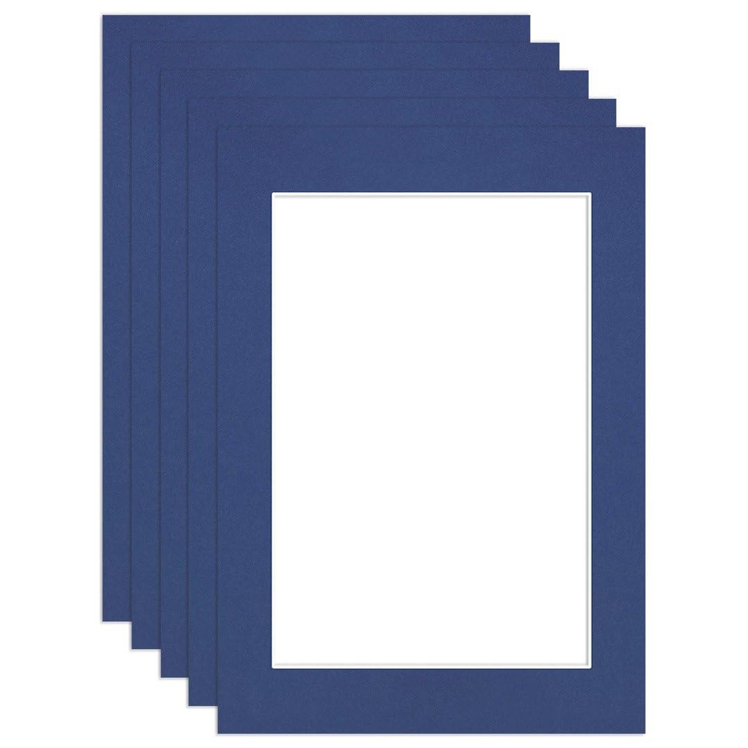 Procut Global A4 Blue Picture Mounts - Fits 9x6" Photo Size — image 1