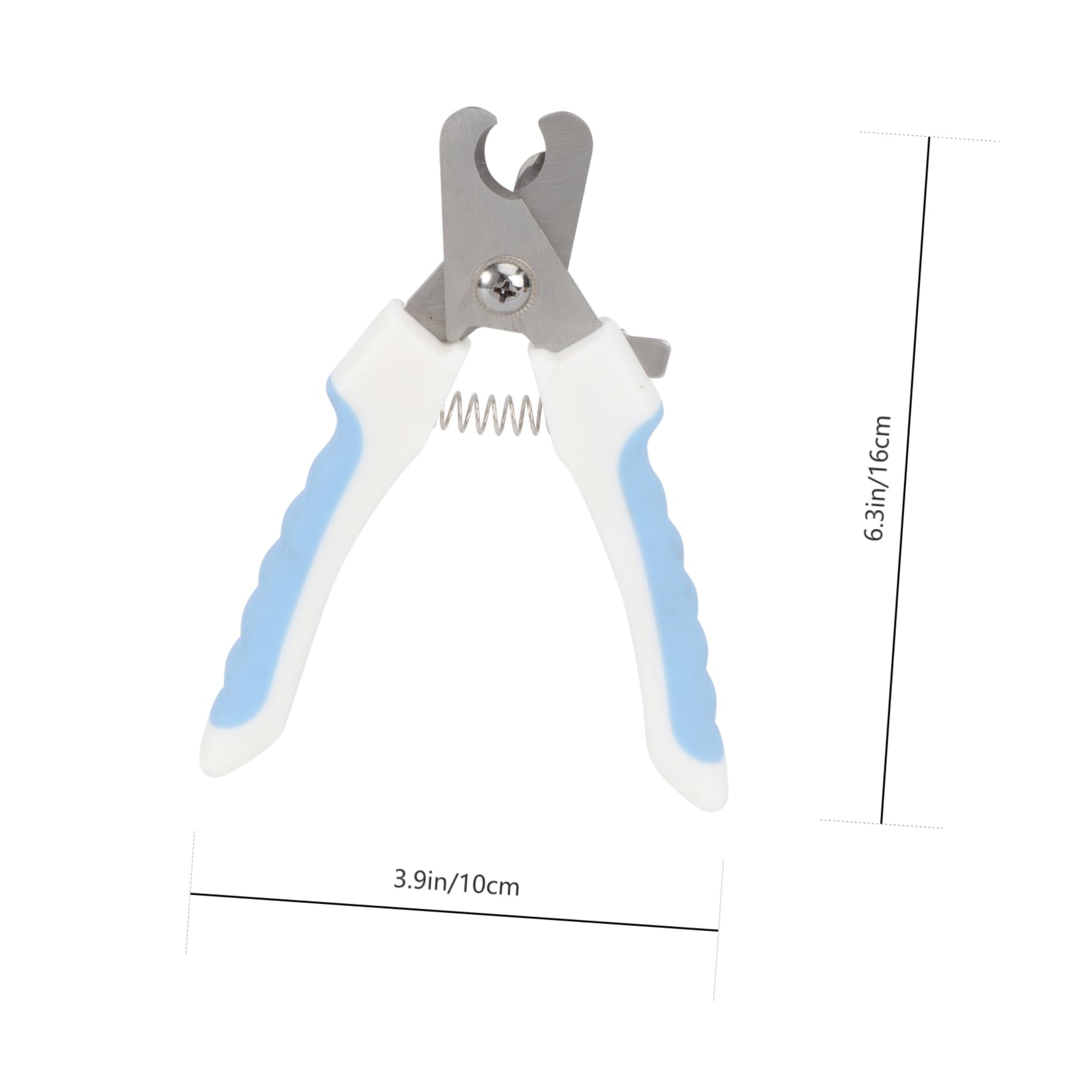 Mikikit 2pcs Pet Nail Grinder Dog Claw Trimmer Tool Nail Clipper for Cats Dogs Random Color Parts Random Color