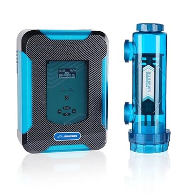 Saltwater Pool Chlorinator System with Built-in Timer & Removable Titanium Cell, 5 Year Limited Warranty, Heavy Duty Salt Chlorine Generator for In-Ground Pools up to 27,500 Gallons