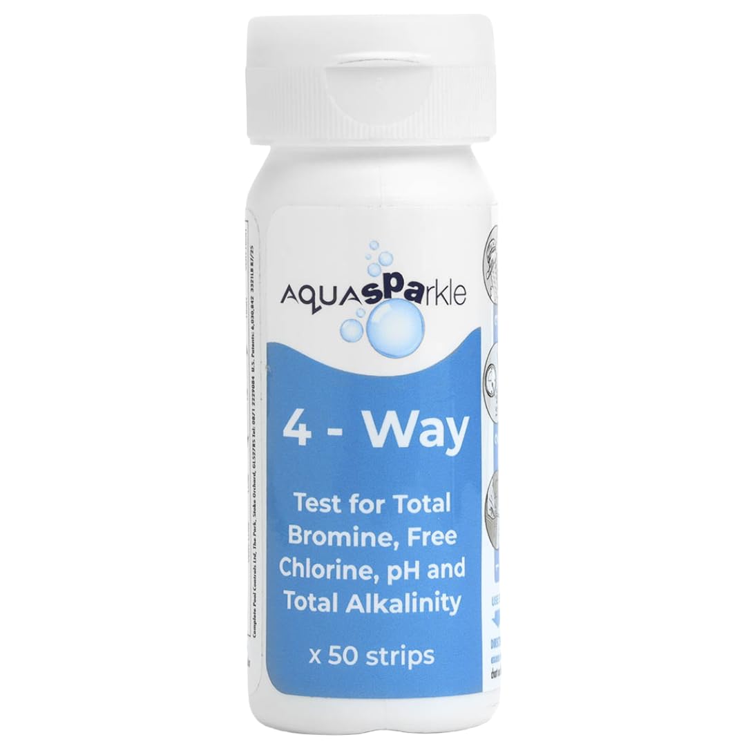 Aquasparkle 4 Way Test Strips for Pools And Spa (x 1)