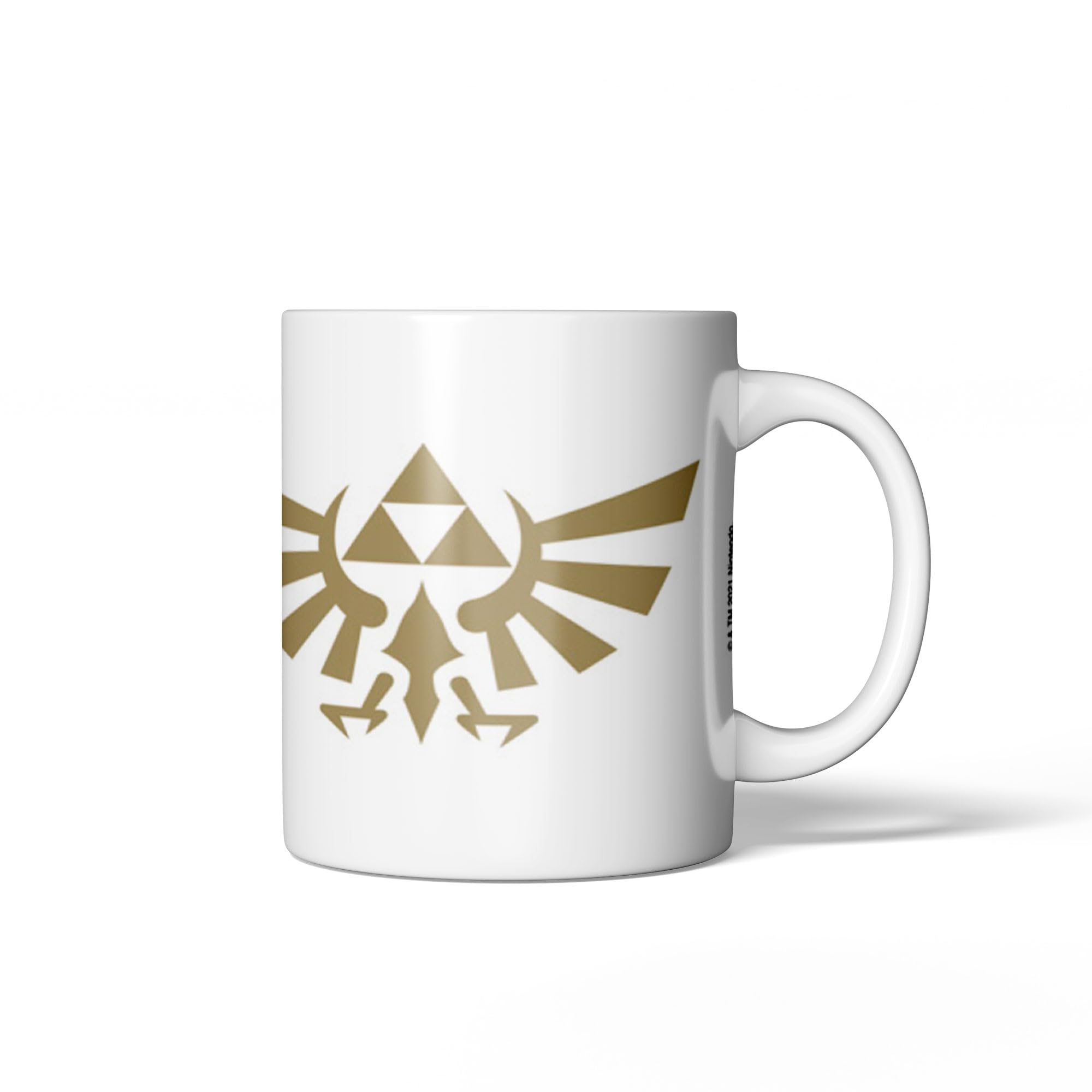 Pyramid America Zelda Mug - Legend of Zelda Hyrule Crest-Ocher Coffee Mug - 11 oz Ceramic Mug for Coffee, & Milk Tea- Perfect Addition to Your Kitchen
