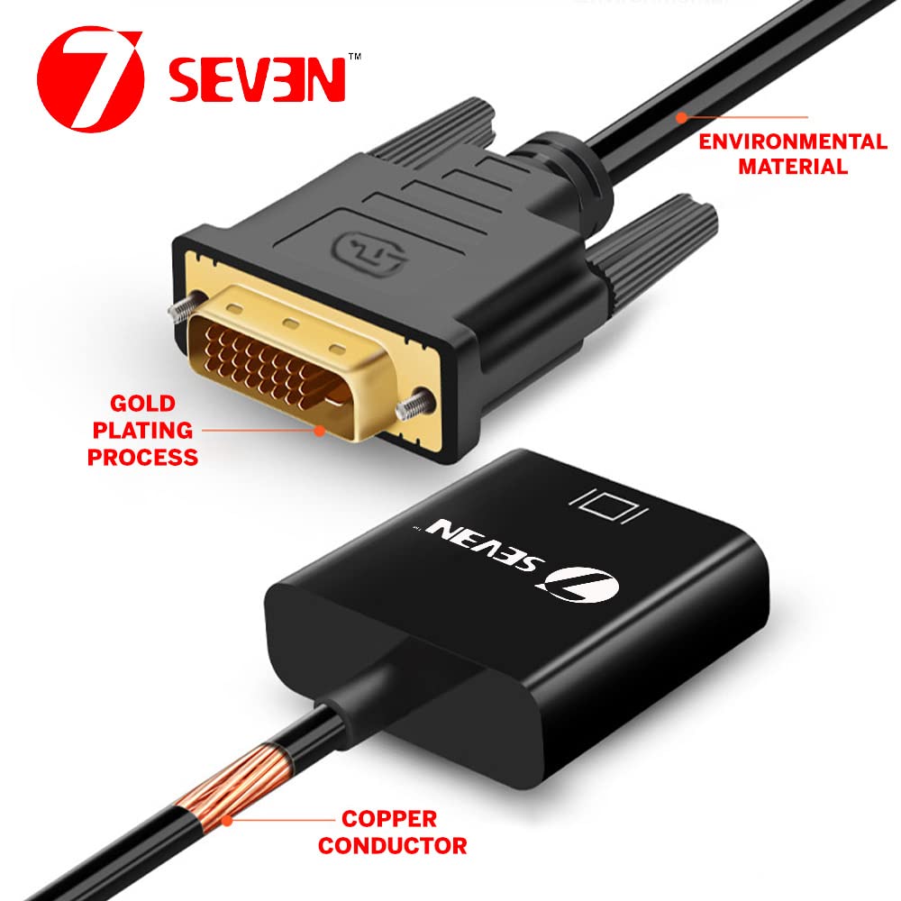 DVI to VGA Adapter - 1080p Converter for Older Monitors -2