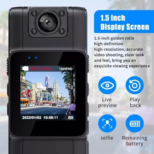 MLKOSS Cámara Mini 1080P para Deportes al Aire Libre miniatura 5