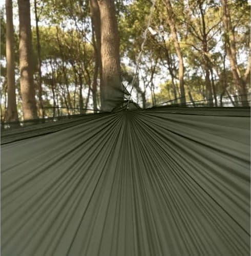 Trizand hamac avec moustiquaire hamacs hamac Outdoor – Double pour Camping, Trekking et bushcraft – imperméable, Ultra-léger et résistant jusqu'à 250 kg – Kaki 25364