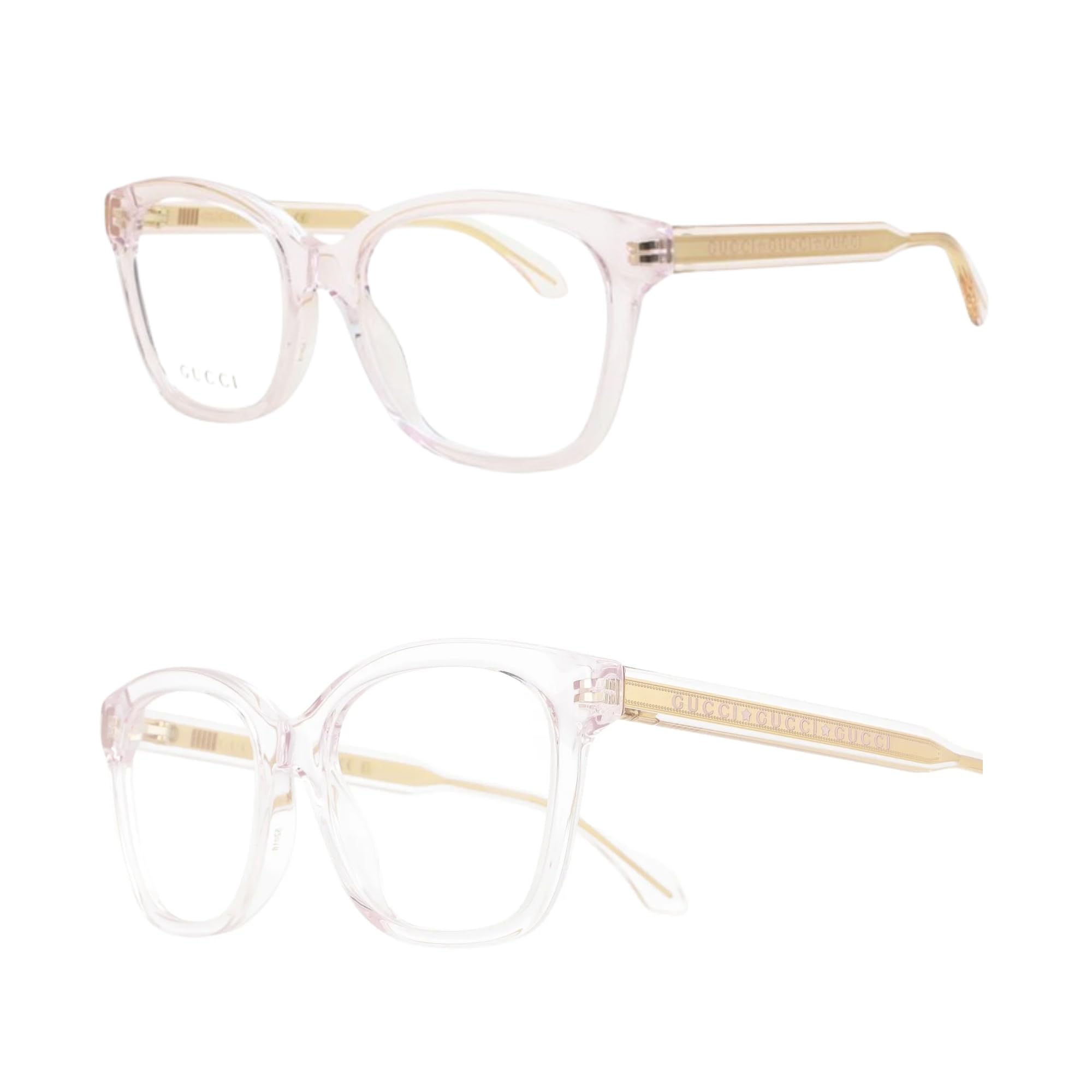 Gucci GG0566ON Designer Fashion Eyeglasses Stylish Cat Eye Rectangular Frame Eyewear with Luxury eSHADES Kit - Embrace Sophistication and Elegance