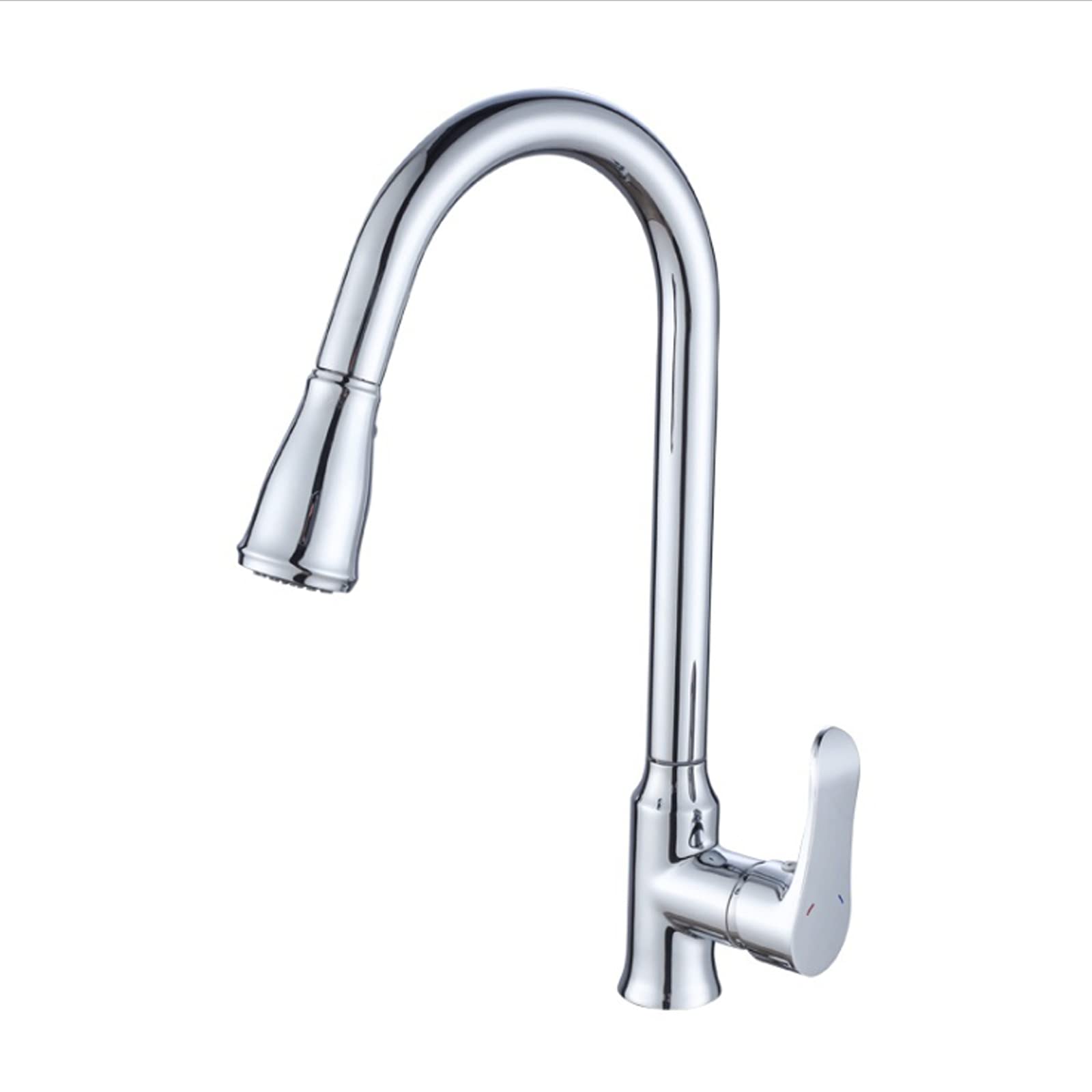 Grifo de fregadero extraíble con botón de parada y mezclador de agua