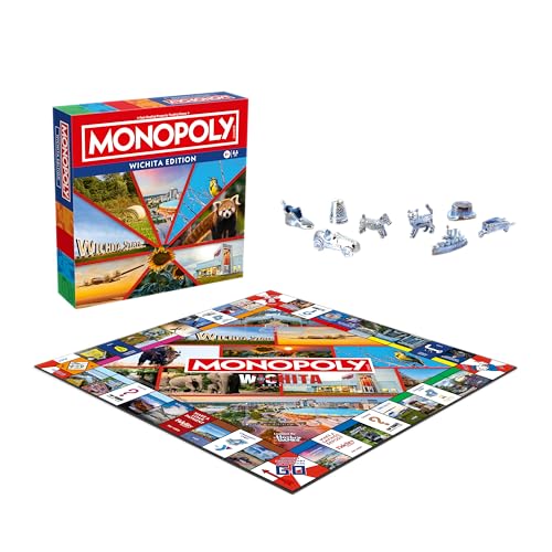 Monopoly Wichita, KS Edition juego de mesa 2-6 jugadores miniatura 7