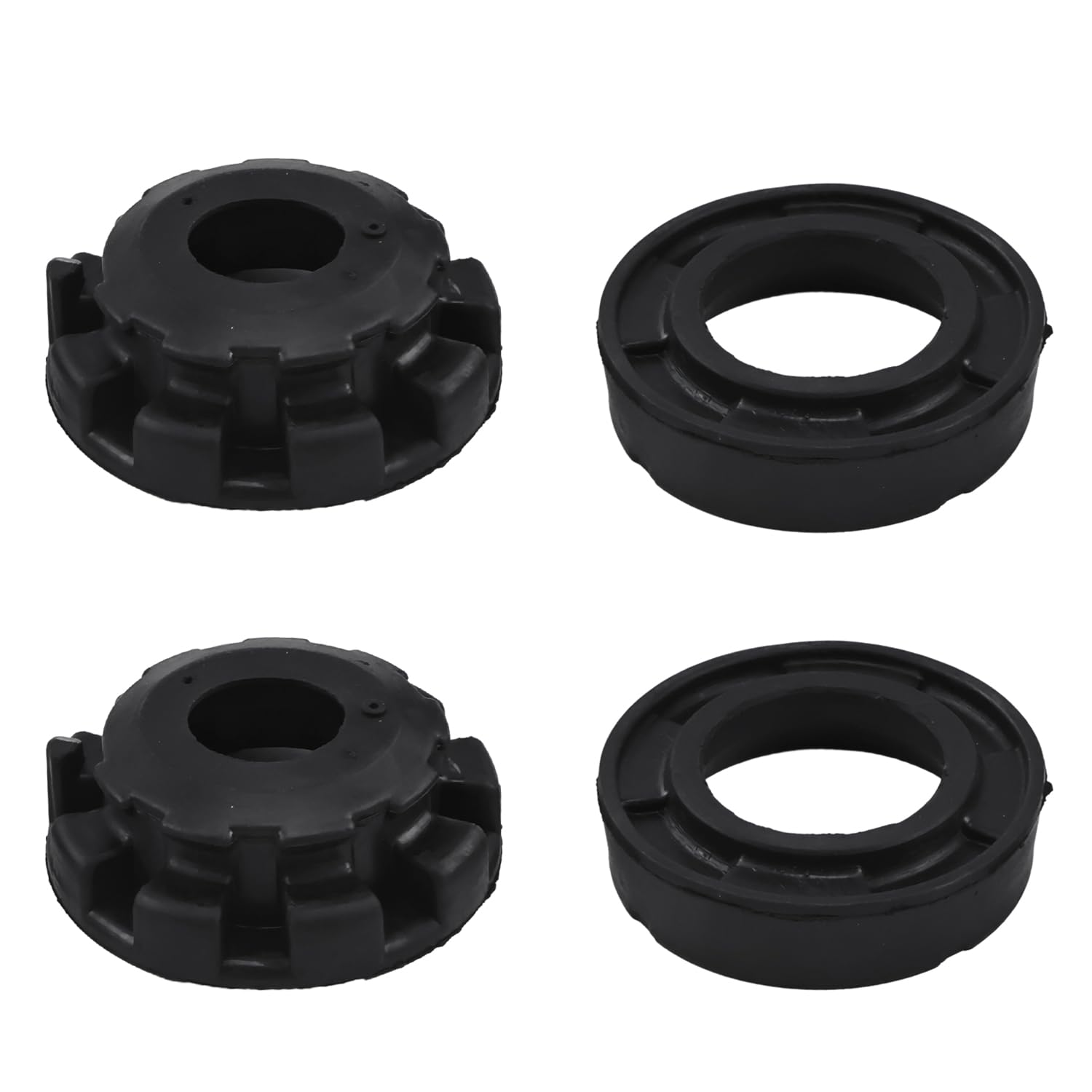 K160040 K160041 52088257 52088401 Kit d'isolateurs de ressort hélicoïdal supérieur et inférieur avant compatible avec Jeep Grand Cherokee WJ/WG 1999-2004