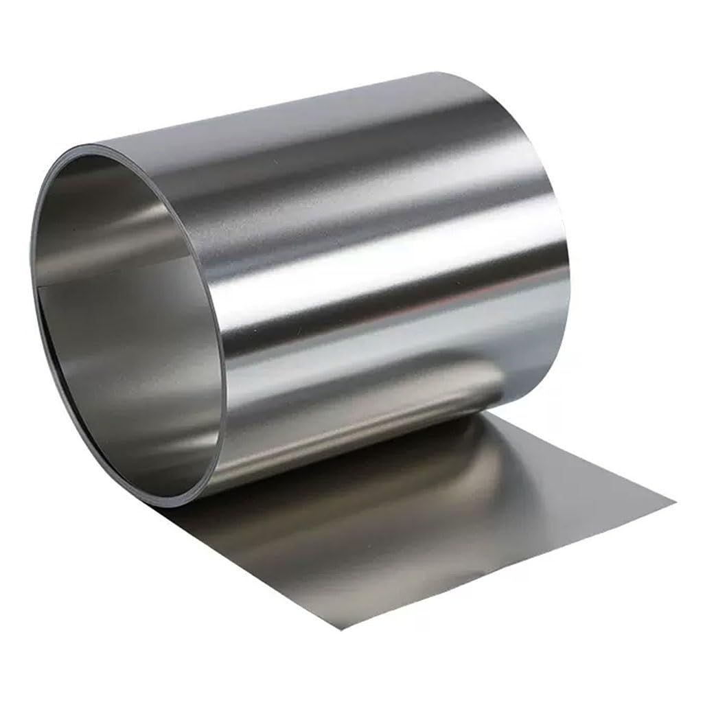 1 rotolo di striscia di lamina in acciaio inossidabile 304, sottile, stretta, larghezza 25 mm, spessore 0,1 mm, 0,2 0,3 0,4 0,5 1 mm, lunghezza 1 metro(Thickness 1mm)