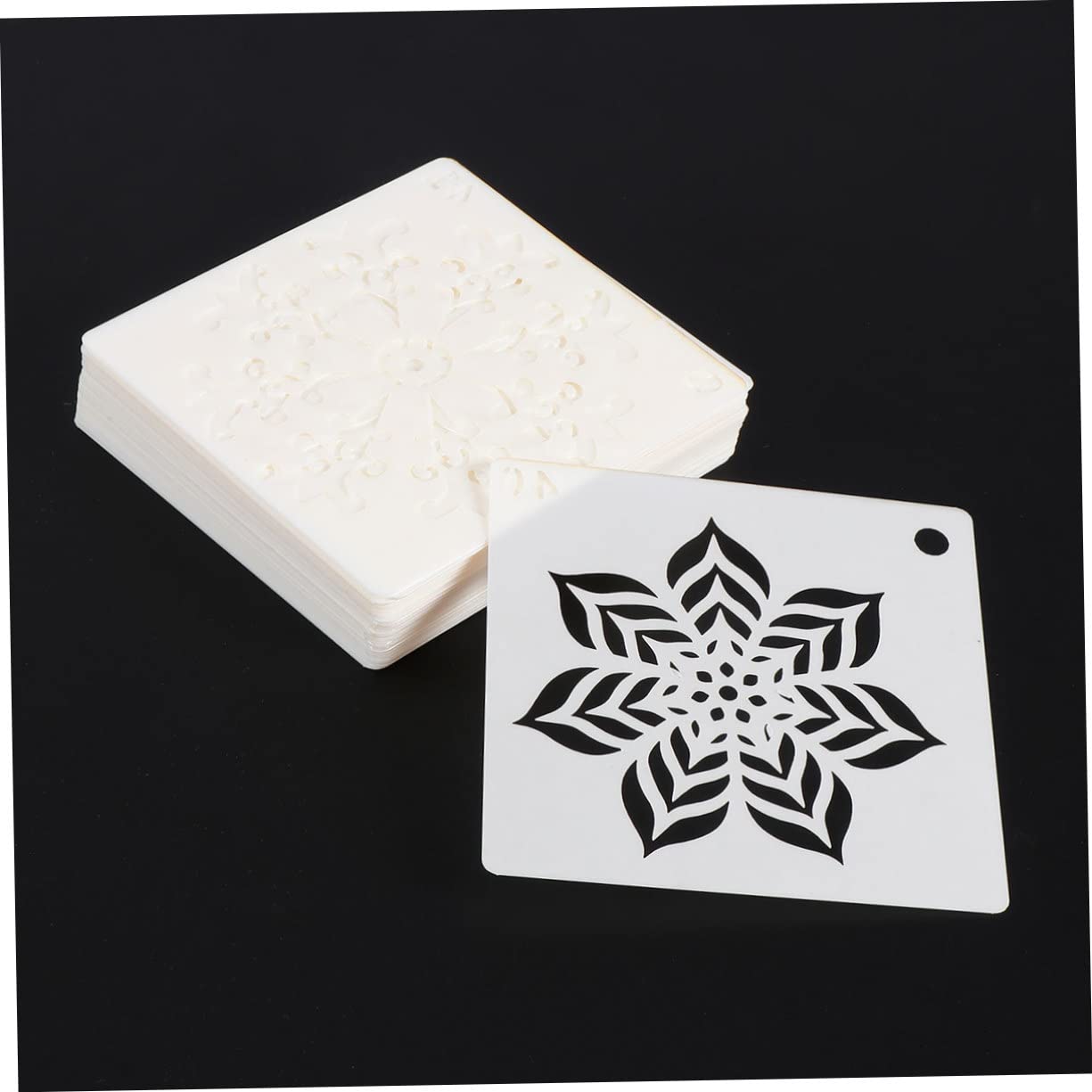 SHINEOFI 112pezzi Stencil Mandala per Pittura Modelli Creativi per Decorazioni Fai da Te Strumenti per Arte e Crafting Design Materiale Resistente