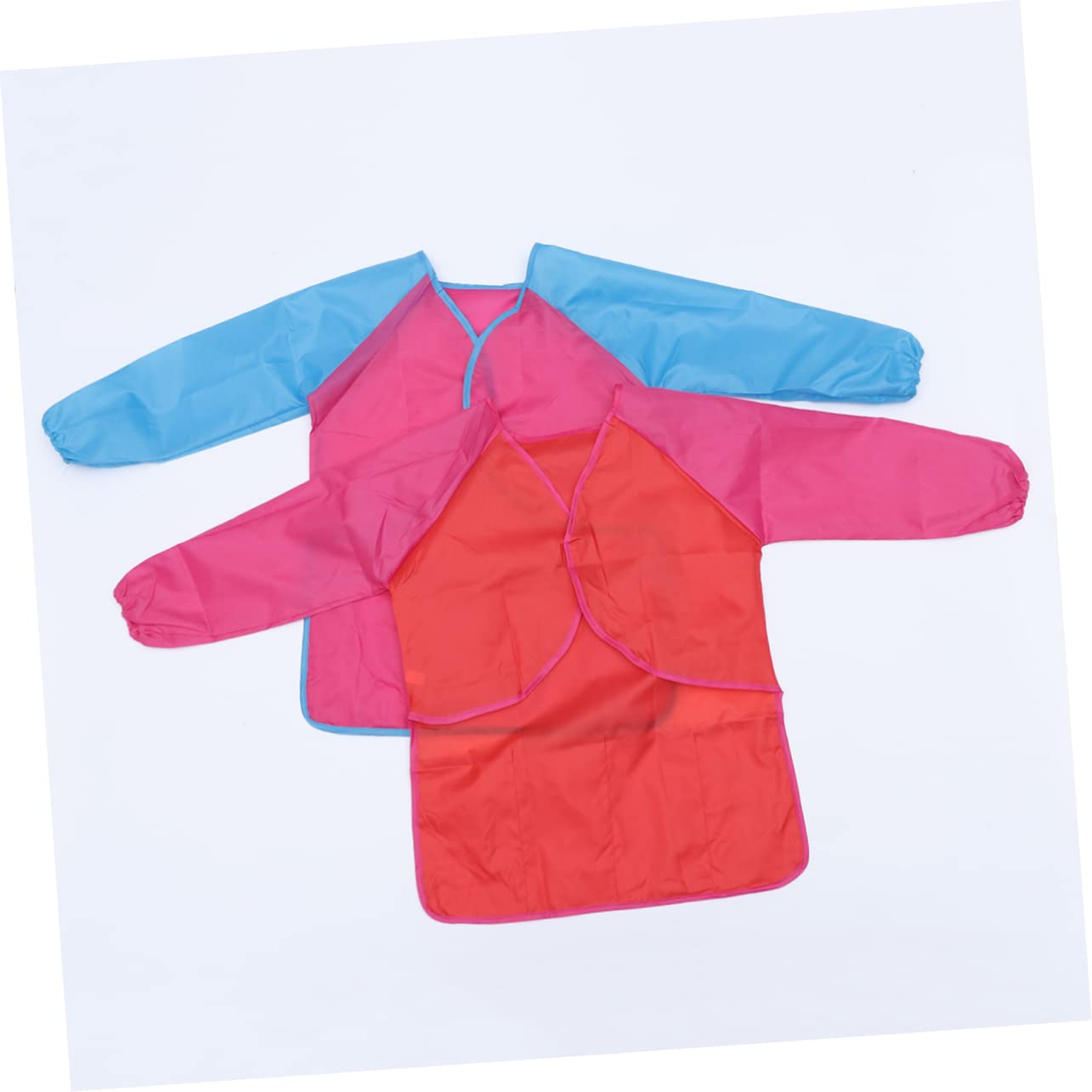 IMIKEYA 4 Pcs Art Blouse Tablier À Manches Longues Art Blouse Pour Enfants Tablier De Peinture Pour Tout-Petits Tabliers D'Art Pour Enfants De Cuisine Pour Bavoirs Pour