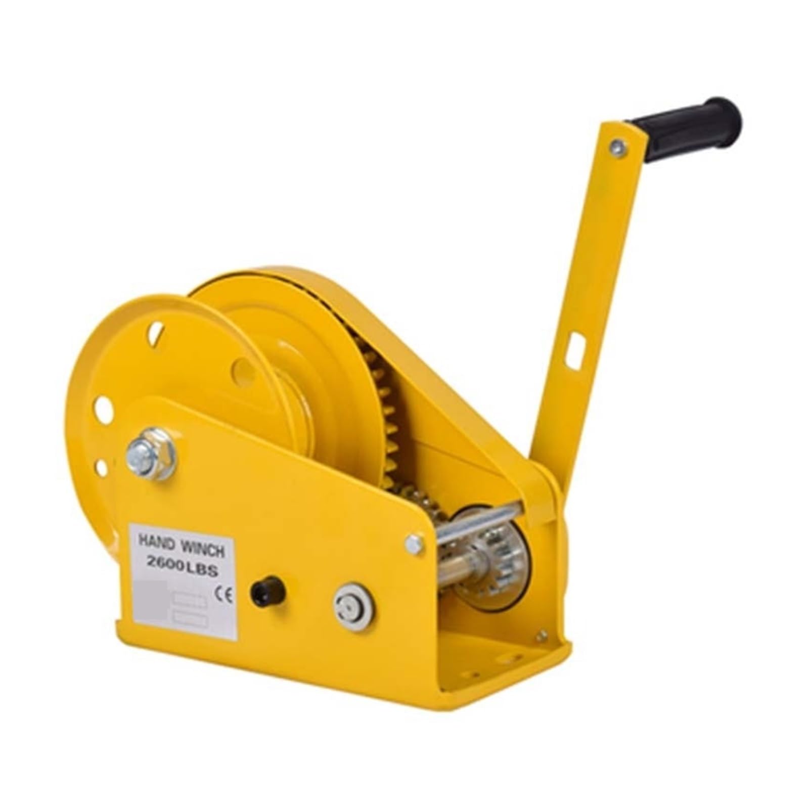 Verricello A Mano Piccolo Autobloccante Bidirezionale 1200/1800/2600LB Con Freno Automatico Manuale For Trattore Portatile Forte Forza Di Trazione(1200LB,10M Cable)