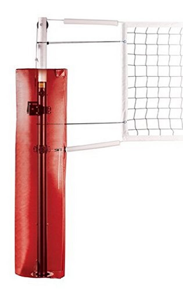 First Team Frontier Complete Steel Competition Steel Volleyball System44; Sienna Orange