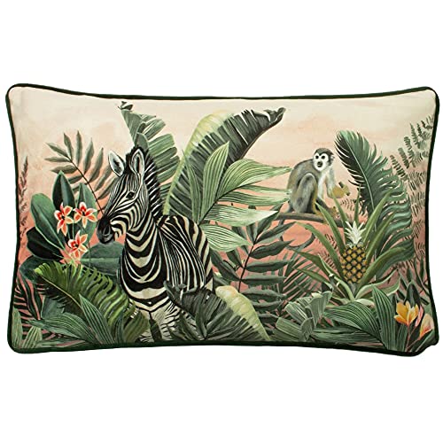Evans Lichfield Manyara Housse de Coussin, Polyester, Zebra, Zèbre