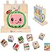 Toyland® Cocomelon Puzzle in legno impilabile - Giocattoli educativi per bambini - Adatto dai 18 mesi in su