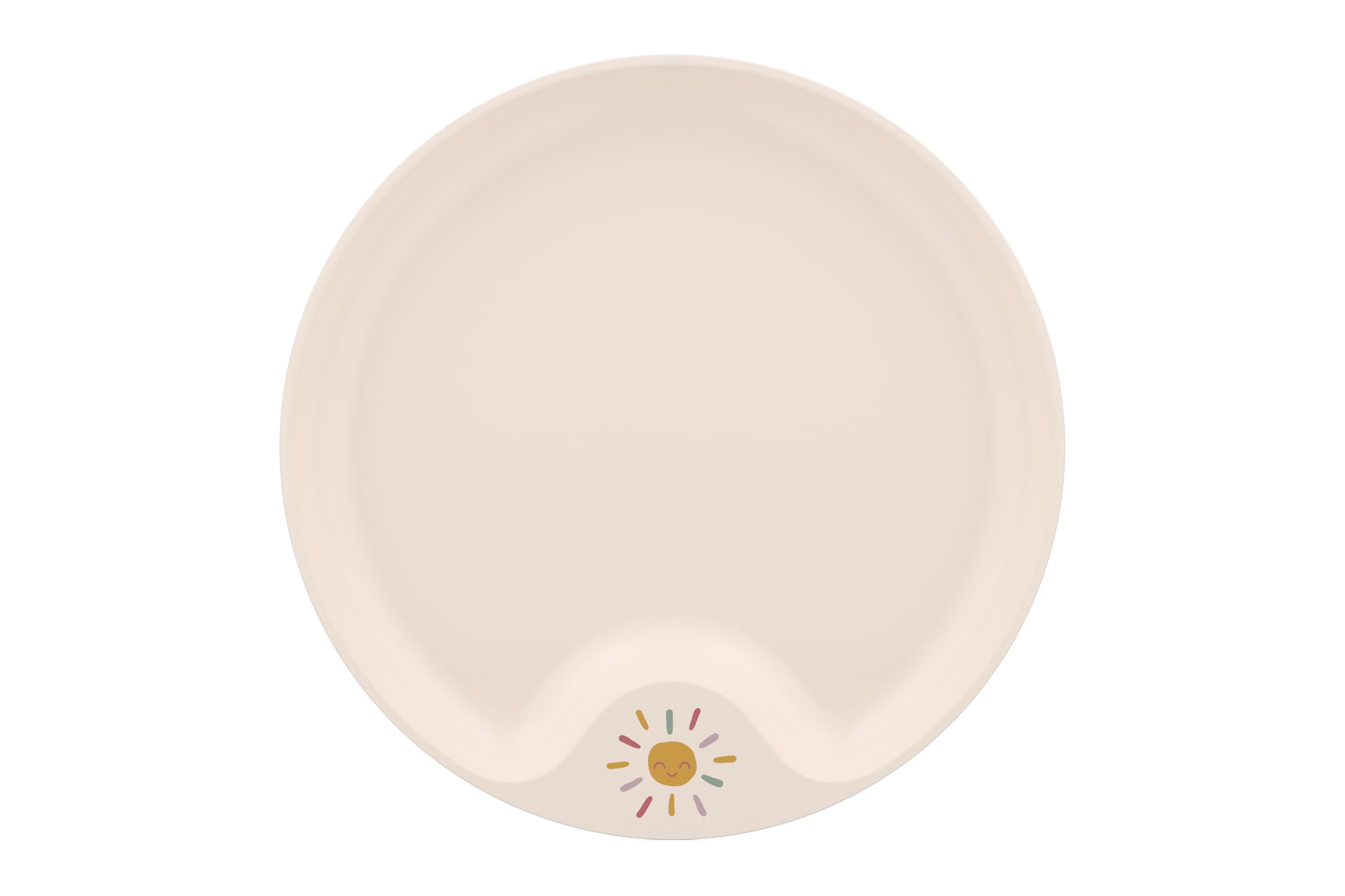 Mepal - Kinderteller Mio - Kleinkind Teller - Kinder-freundlicher Teller - Kinder Geschirr - Mikrowellen- und Spülmaschinengeeignet - Sunshine & Rainbow