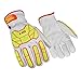 Ringers 665-10 R-Hide Impact ANSI Level-3 Cut-Resistance Leather Glove, White, Large