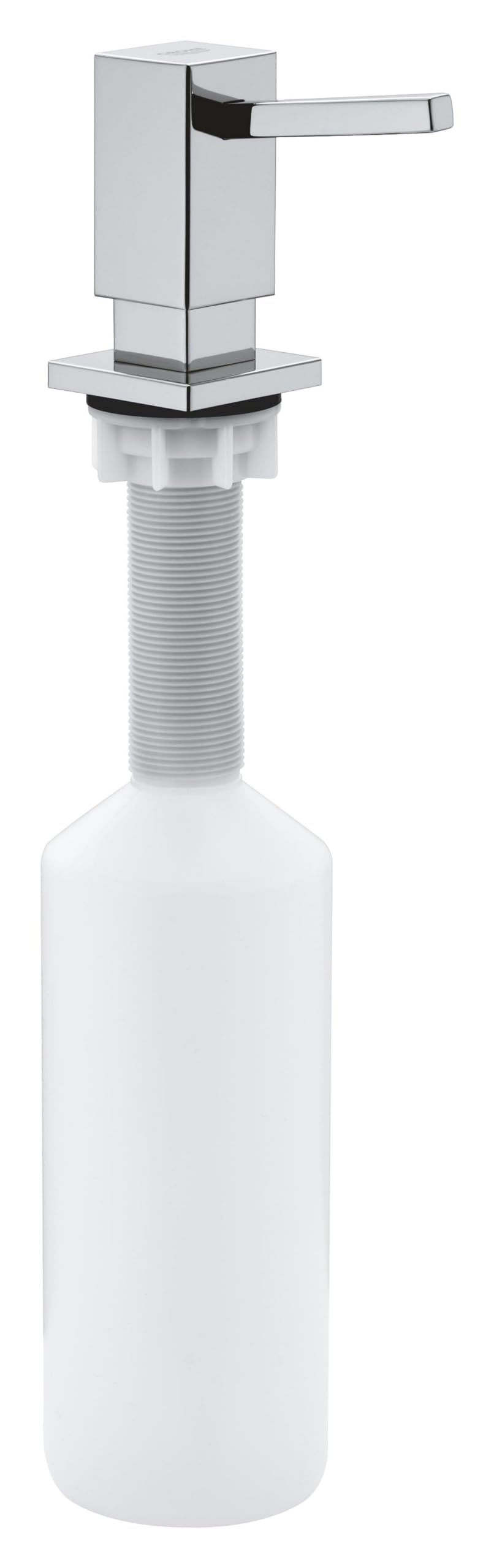 GROHE Dispensador de Jabón, Dispensador de Líquido Lavavajillas (para Jabón Líquido, Contenedor de Almacenamiento 500 ml, Duradero), Cromo, 40649000