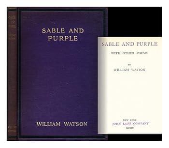 Hardcover Sable and Purple Book