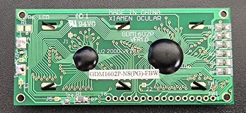 (1 PC) GDM1602P-NSPG-FBW Xiamen LCDM TRANSF.LED STN Y h.