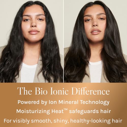 Image of Bio Ionic GoldPro Hair Dryer, Blue, Moisturizing Heat Technology & 24K Gold MX, Ultra-Powerful 1875W AC Motor, Lightweight Blow Dryer with Ergonomic Handle, Multi-Speed Settings