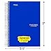 Five Star Spiral Notebook, 1 Subject, College Ruled Paper, 100 Sheets, Colored Small Note Book, Lined Paper, Home School Supplies for College Students & K-12, 7