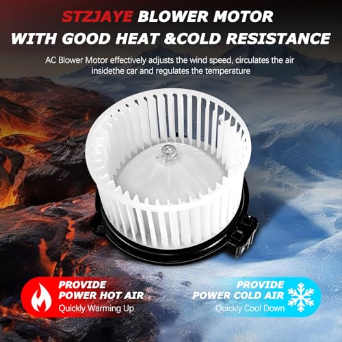 Image of AC Heater Blower Motor HVAC Fan 700290 Compatible with Subaru for Forester 2014-2018, for Impreza 2012-2016, for WRX 2015-2018, for WRX STI 2016-2018 72223FJ001 75081